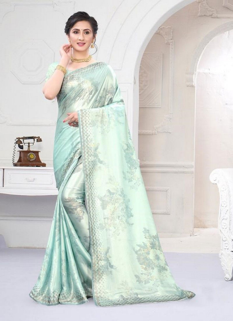 NARI CHANDANI Latest Designer heavy Party And Wedding Wear Heavy Siroski Hot Fix Stone Work folder Piping Saree Collection